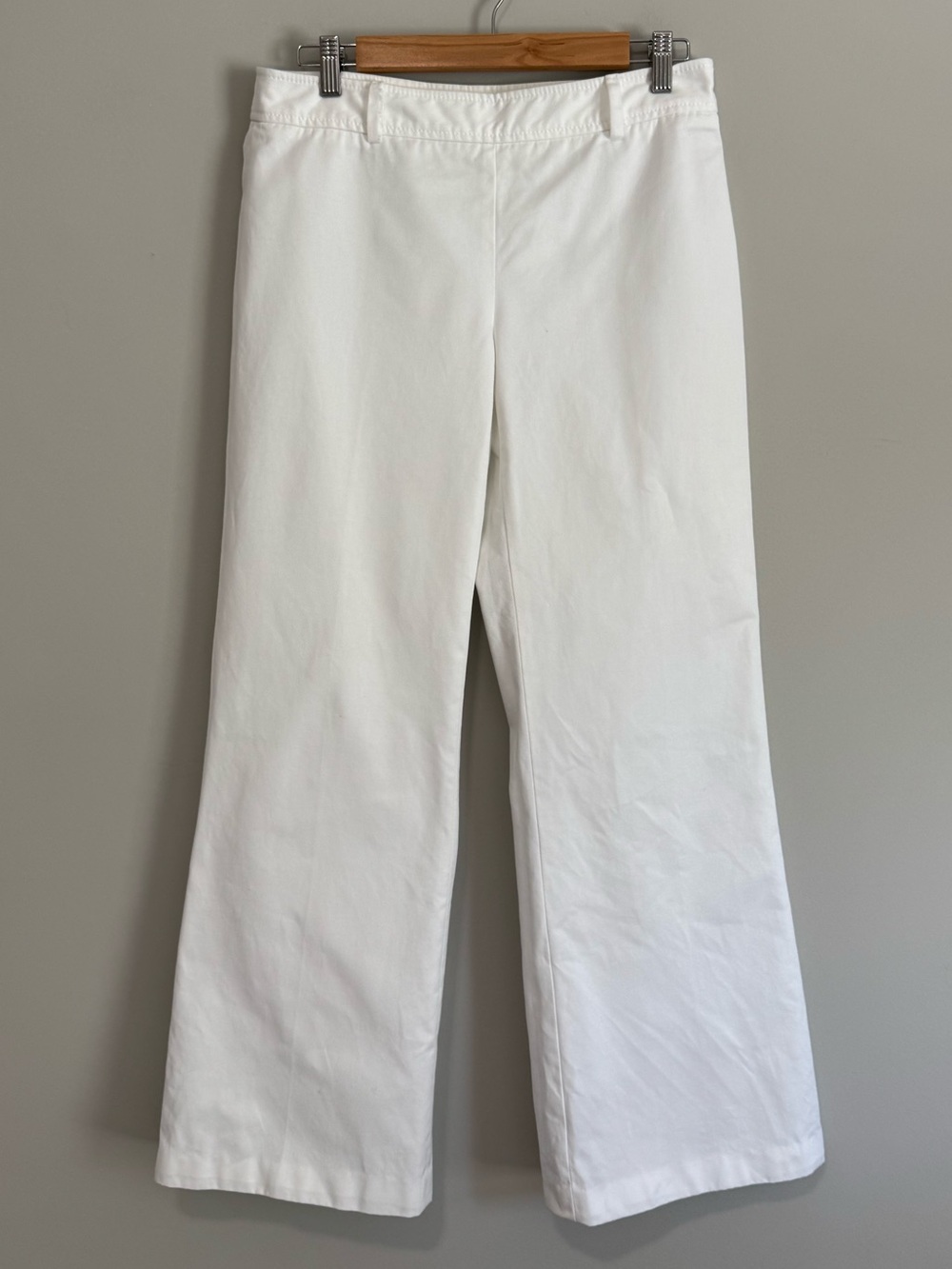 Valentino White Wide Leg  Trousers